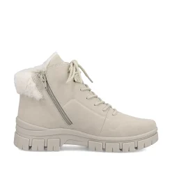 Rieker DameStøvler Med Ledning Lys Beige