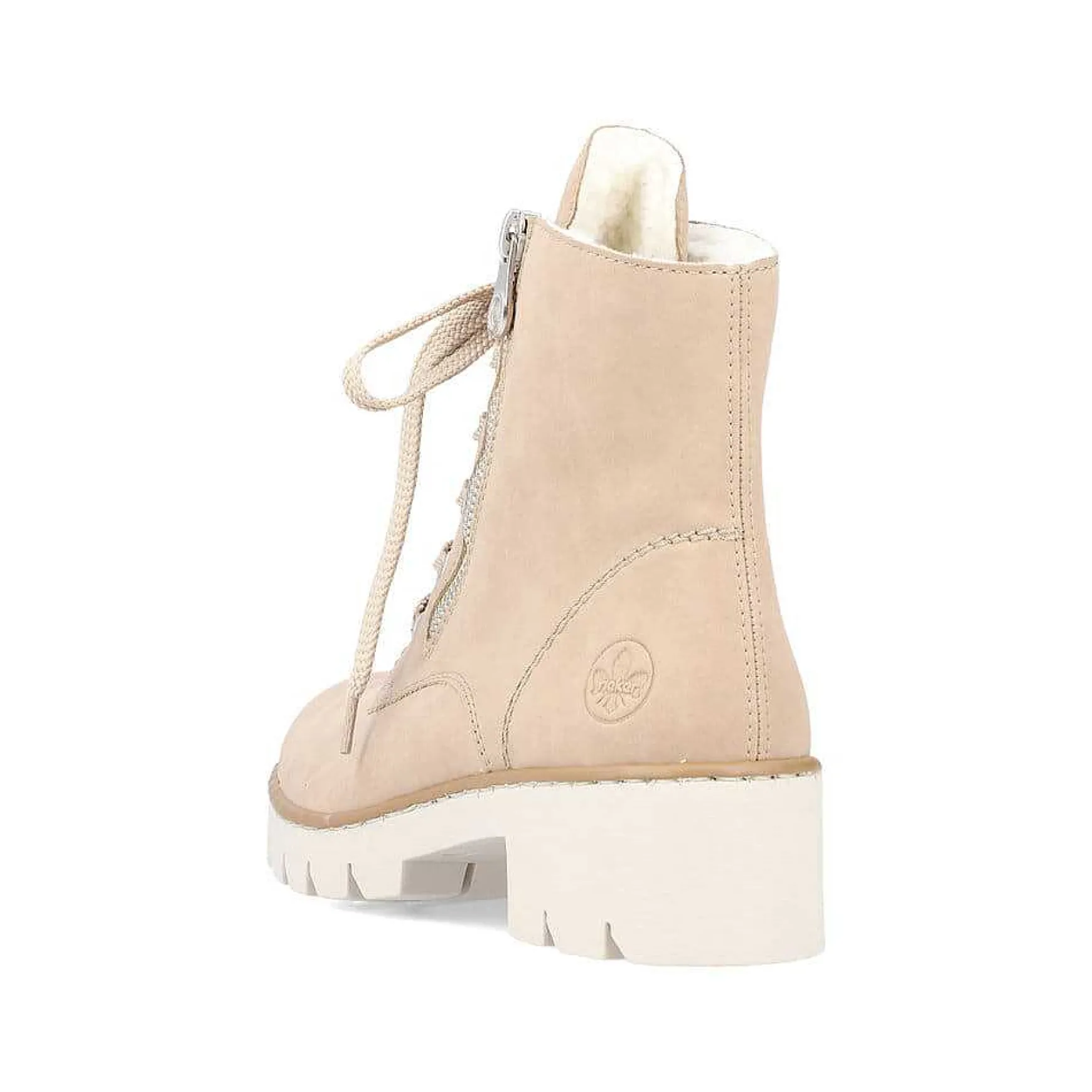 Rieker DameStøvler Med Ledning Cremebeige