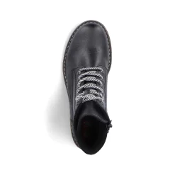 Rieker DameStøvler Med Ledning Asfalt Sort