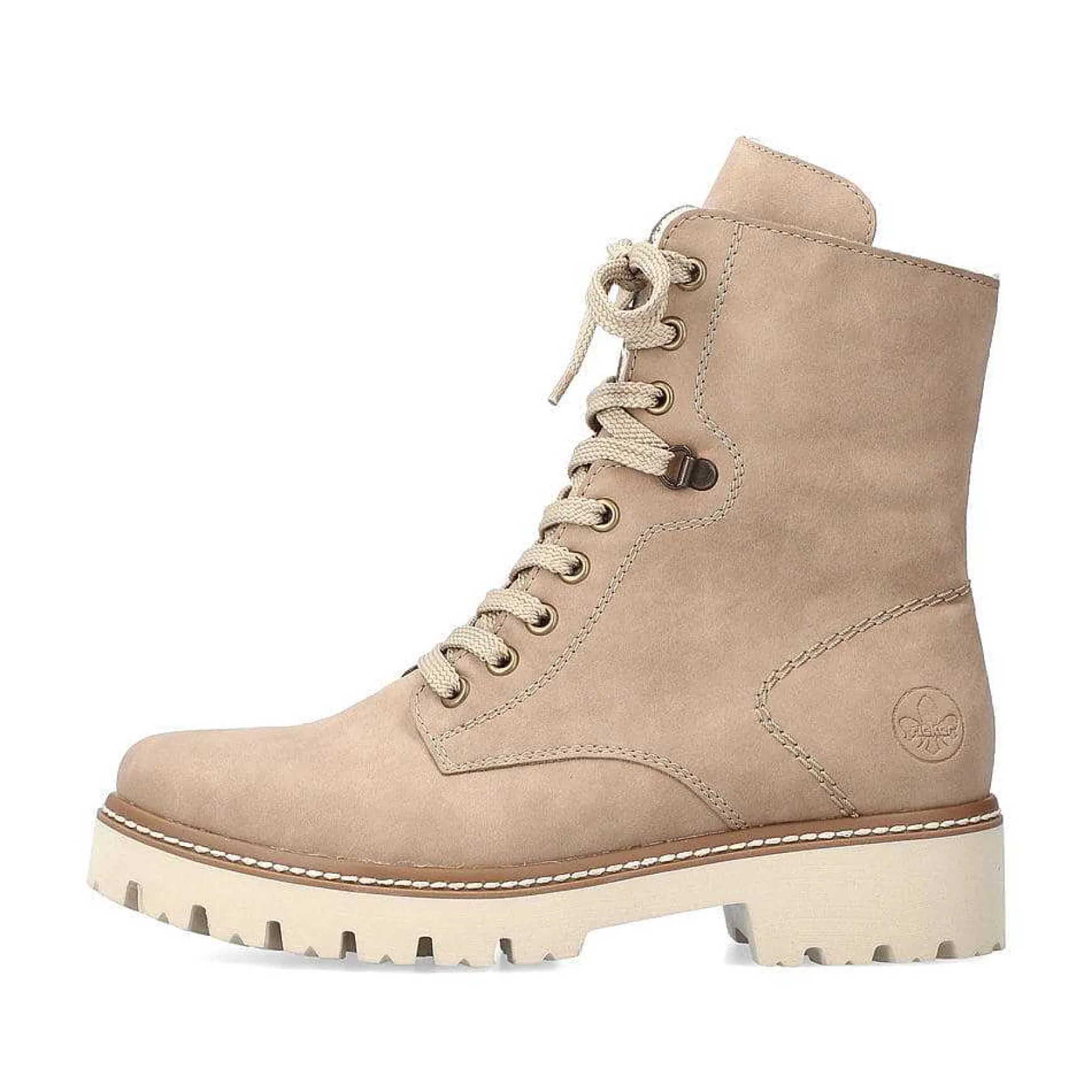 Rieker DameStøvler Med Ledning Cremebeige