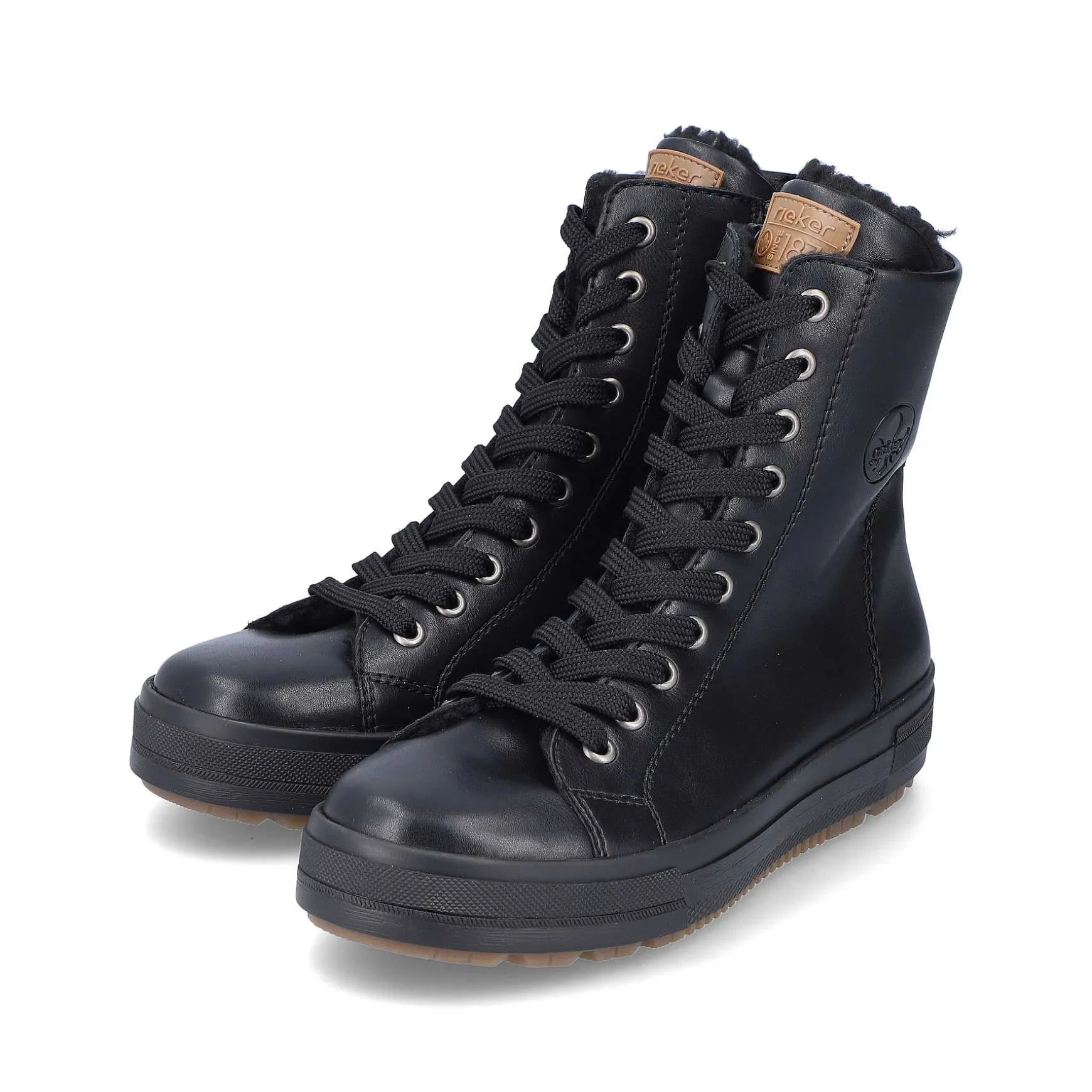 Rieker DameStøvler Med Ledning Dyb Sorte
