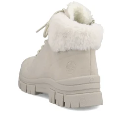 Rieker DameStøvler Med Ledning Lys Beige