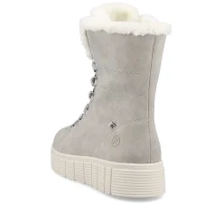 Rieker DameStøvler Med Ledning Platinum Gra