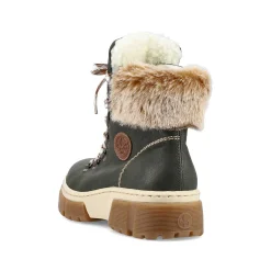 Rieker DameStøvler Med Ledning Olivengron