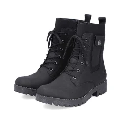 Rieker DameStøvler Med Ledning Dyb Sorte