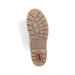 Rieker DameStøvler Med Ledning Lys Beige