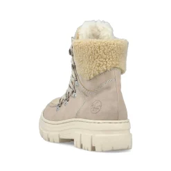 Rieker DameStøvler Med Ledning I Sandbeige