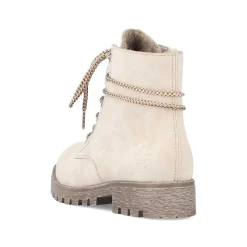 Rieker DameStøvler Med Ledning Lys Beige