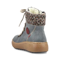 Rieker DameStøvler Med Ledning Bla Gra