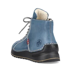 Rieker DameStøvler Med Ledning Bla Gra