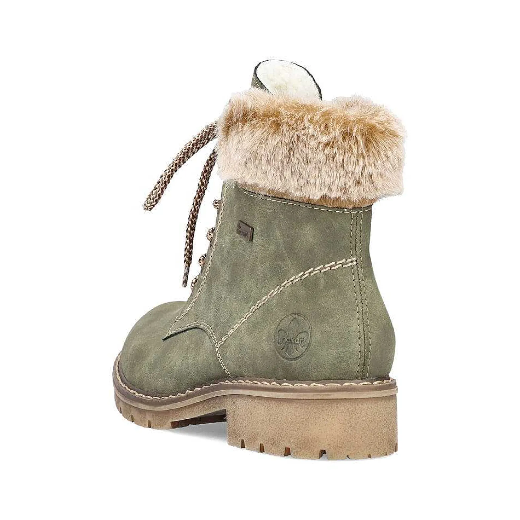 Rieker DameStøvler Med Ledning Bladgron