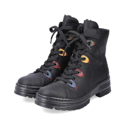 Rieker DameStøvler Med Ledning Dyb Sorte