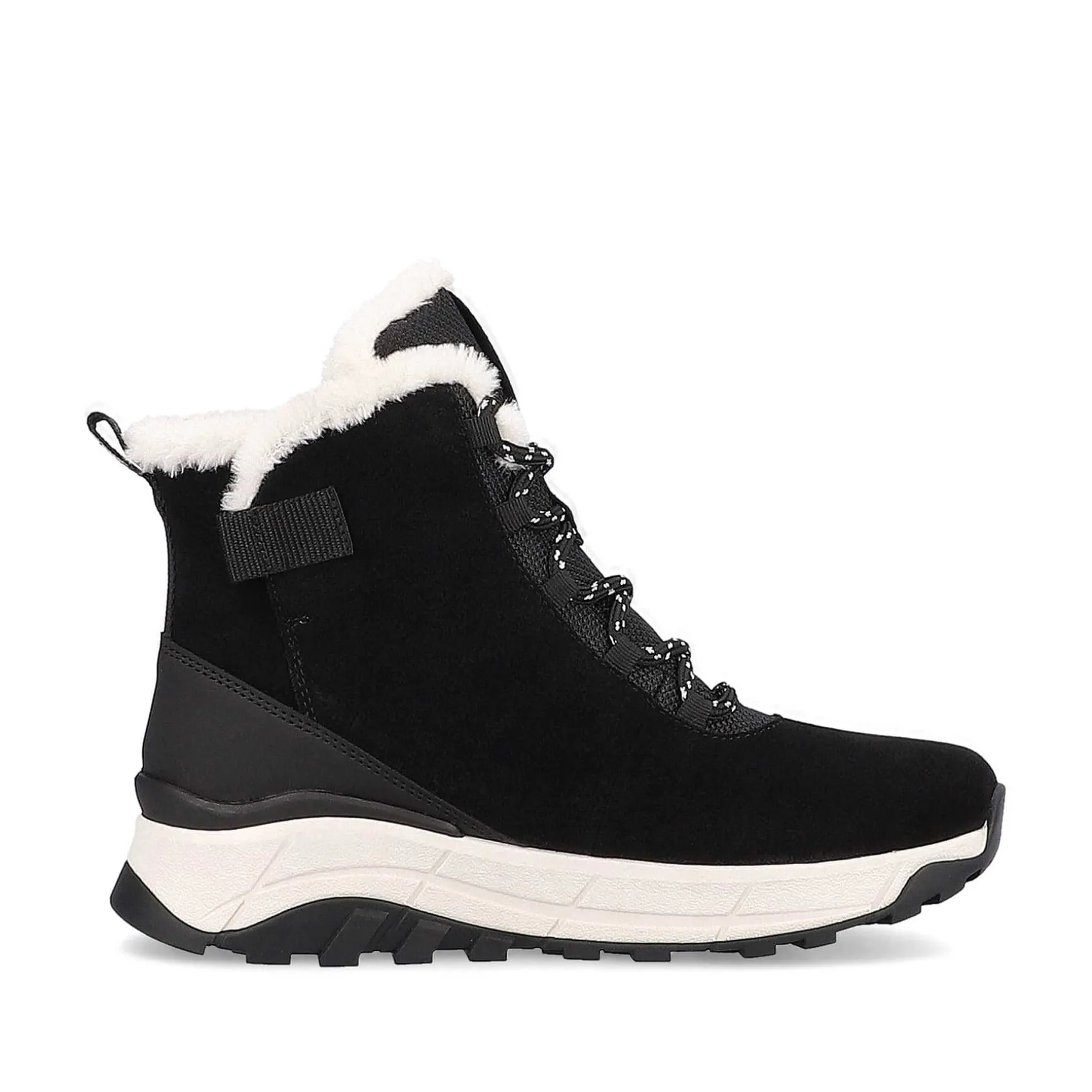 Rieker DameStøvler Med Ledning Deep Black Pearl