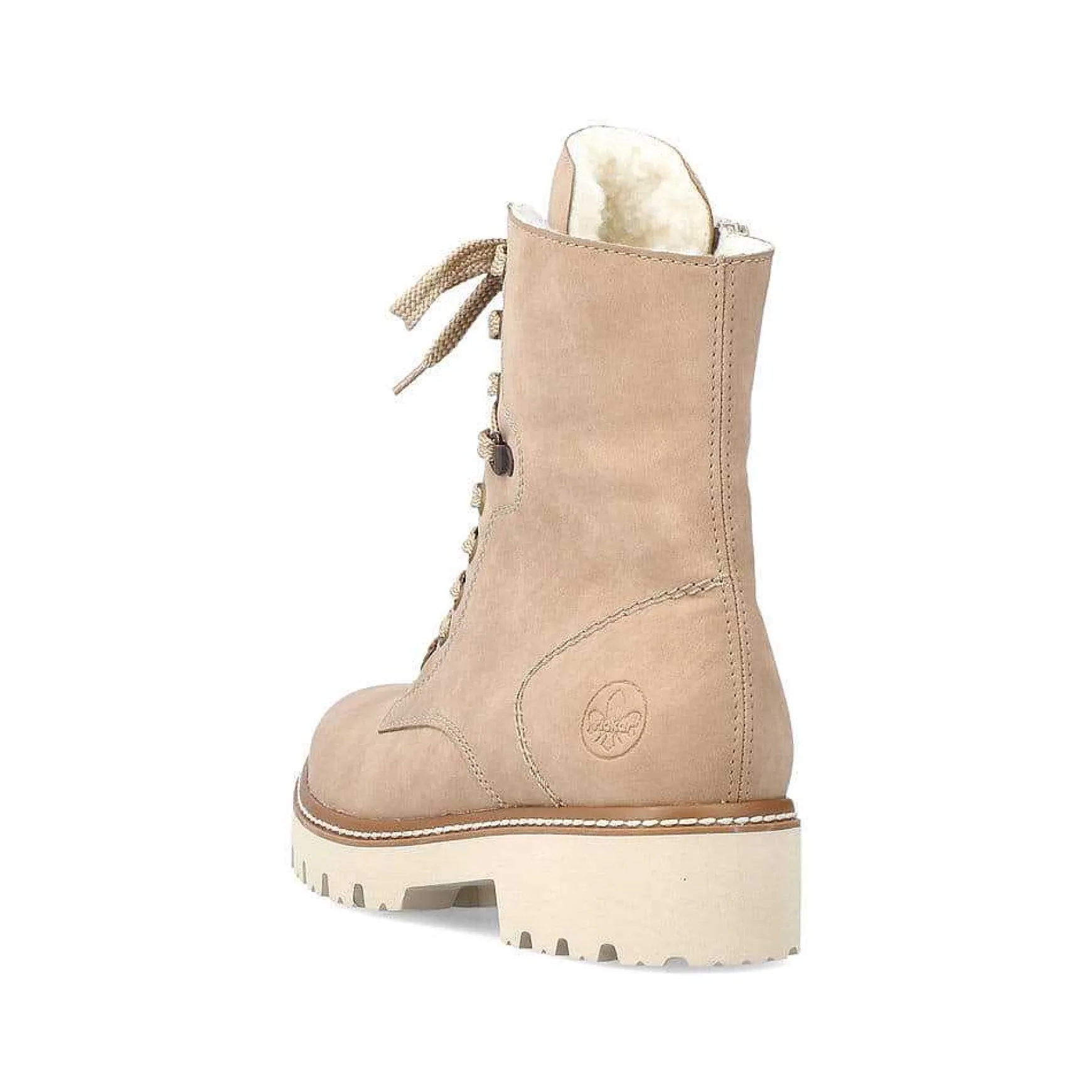 Rieker DameStøvler Med Ledning Cremebeige