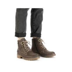 Rieker DameStøvler Med Ledning Chokoladebrune