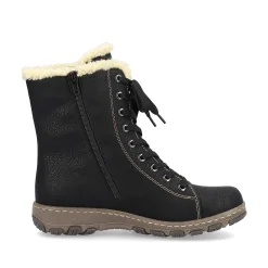 Rieker DameStøvler Med Ledning Dyb Sorte