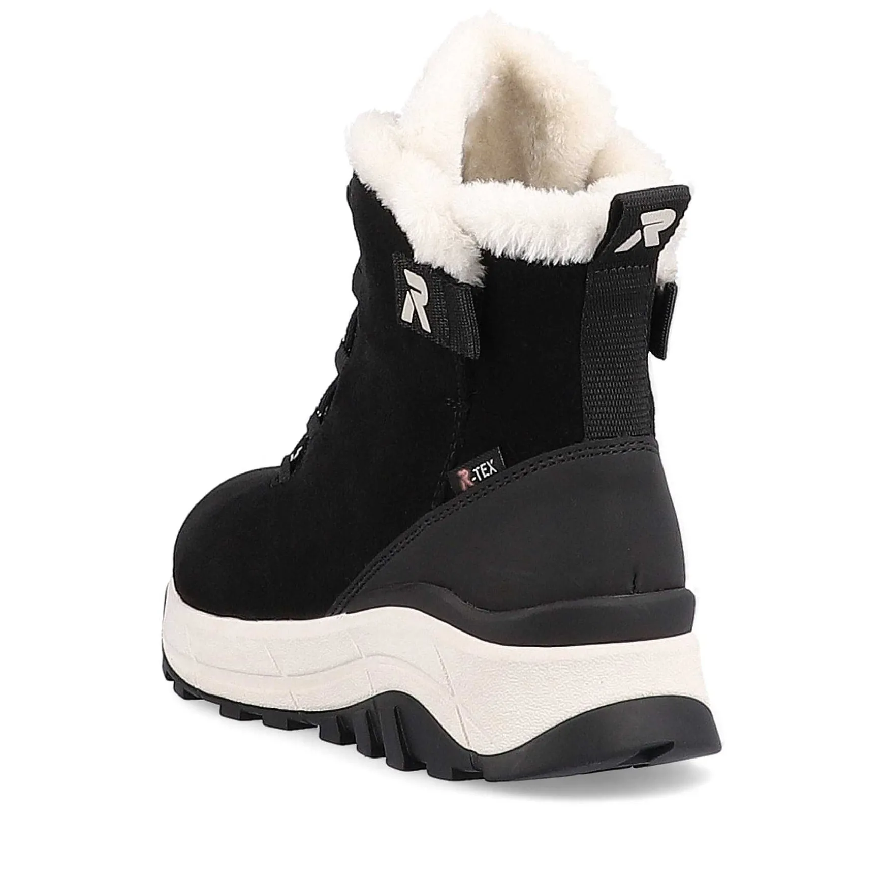 Rieker DameStøvler Med Ledning Deep Black Pearl