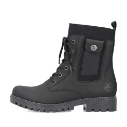 Rieker DameStøvler Med Ledning Dyb Sorte