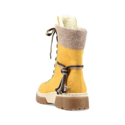 Rieker DameStøvler Med Ledning Solsikkegul