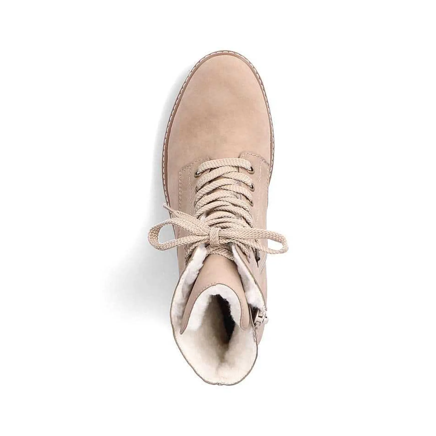 Rieker DameStøvler Med Ledning Cremebeige