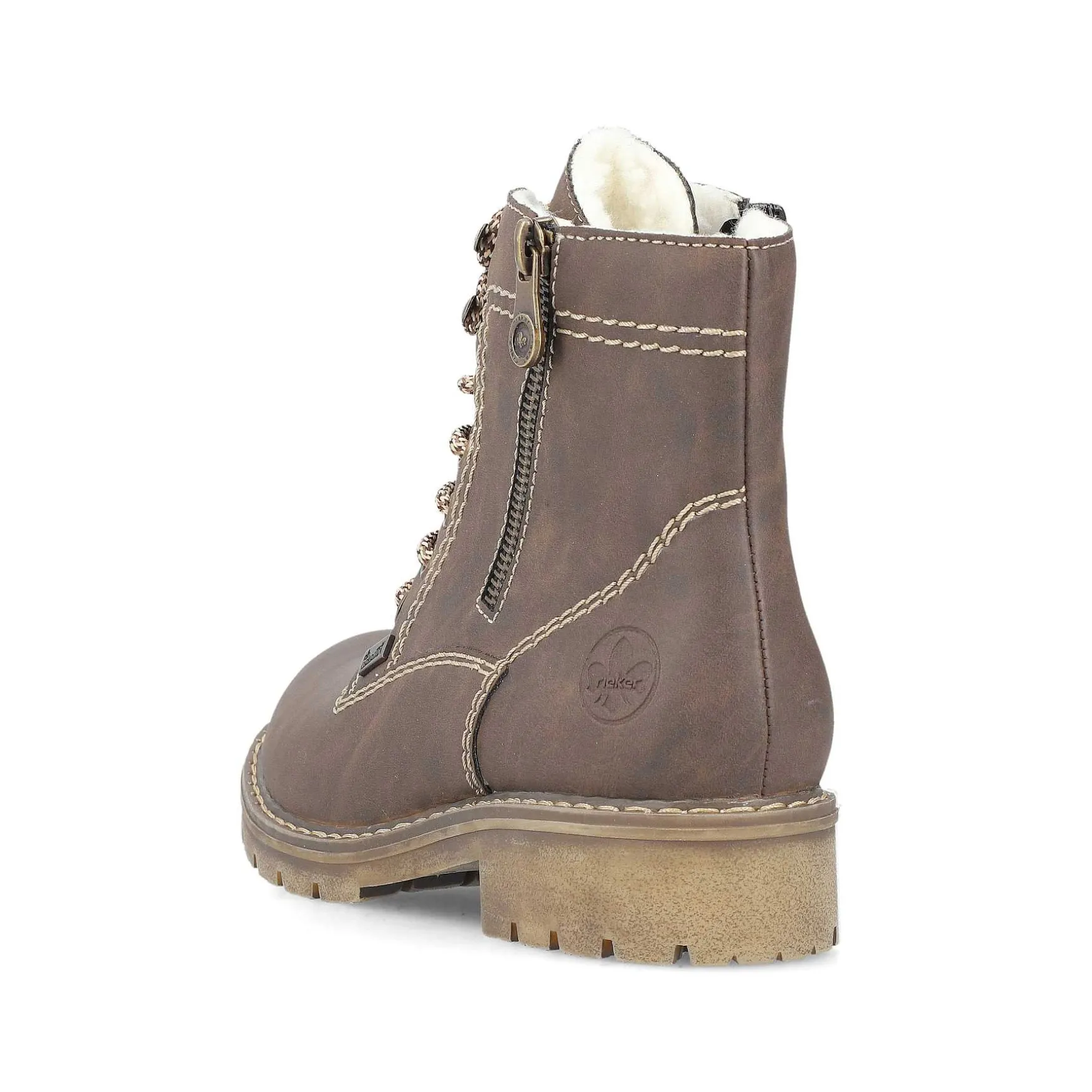 Rieker DameStøvler Med Ledning Chokoladebrune