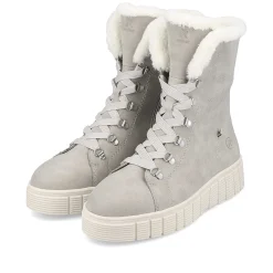 Rieker DameStøvler Med Ledning Platinum Gra