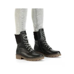 Rieker DameStøvler Med Ledning Dyb Sorte