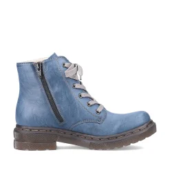 Rieker DameStøvler Med Ledning Himmelbla