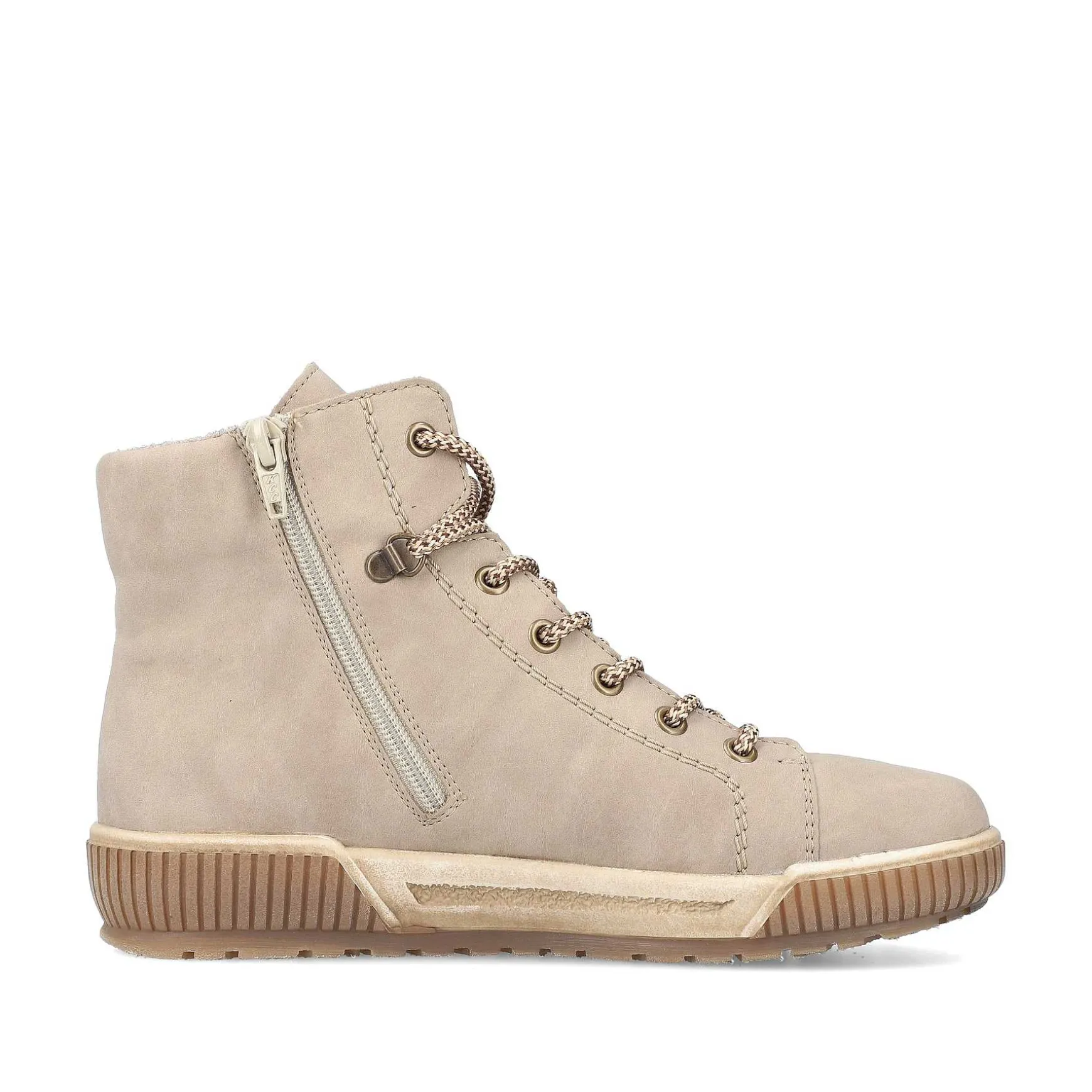 Rieker DameStøvler Med Ledning Cremebeige