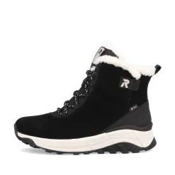 Rieker DameStøvler Med Ledning Deep Black Pearl