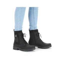 Rieker DameStøvler Med Ledning Dyb Sorte