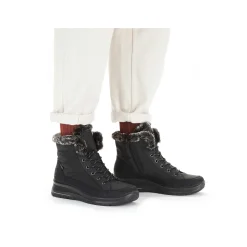 Rieker DameStøvler Med Ledning Nat Sorte