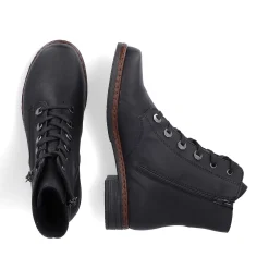 Rieker DameStøvler Med Ledning Nat Sorte