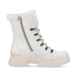 Rieker DameStøvler Med Ledning Frost White
