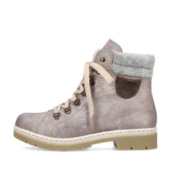Rieker DameStøvler Med Ledning Platingra