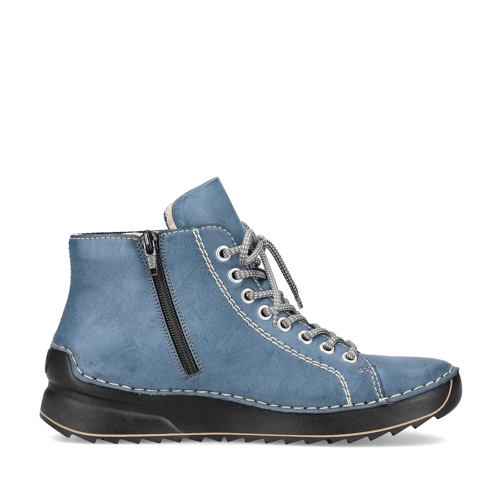 Rieker DameStøvler Med Ledning Bla Gra