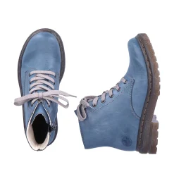 Rieker DameStøvler Med Ledning Himmelbla