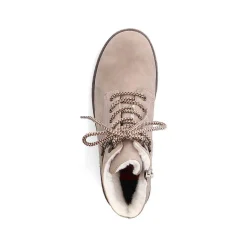 Rieker DameStøvler Med Ledning Lys Beige