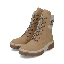 Rieker DameStøvler Med Ledning Kamelbrune