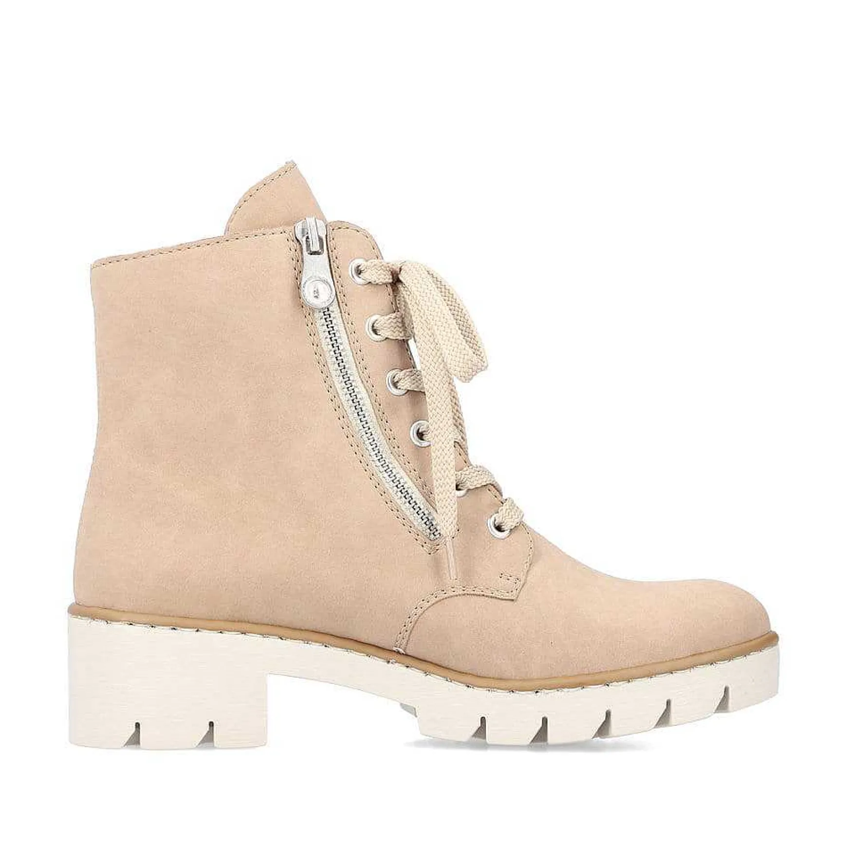 Rieker DameStøvler Med Ledning Cremebeige
