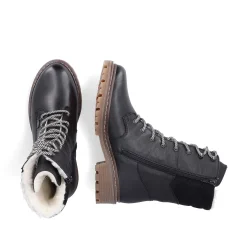 Rieker DameStøvler Med Ledning Dyb Sorte