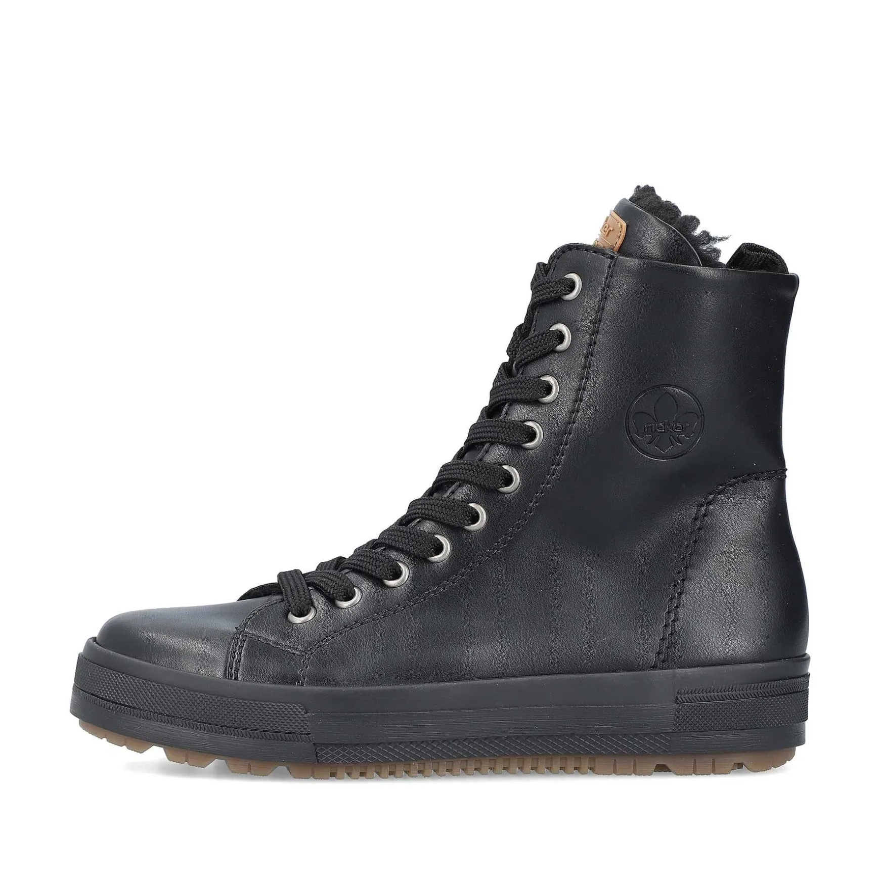 Rieker DameStøvler Med Ledning Dyb Sorte