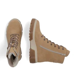 Rieker DameStøvler Med Ledning Kamelbrune