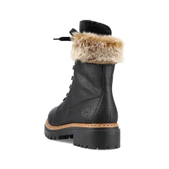 Rieker DameStøvler Med Ledning Dyb Sorte