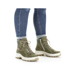 Rieker DameStøvler Med Ledning Bladgron