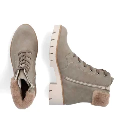 Rieker DameStøvler Med Ledning Khaki-Brune