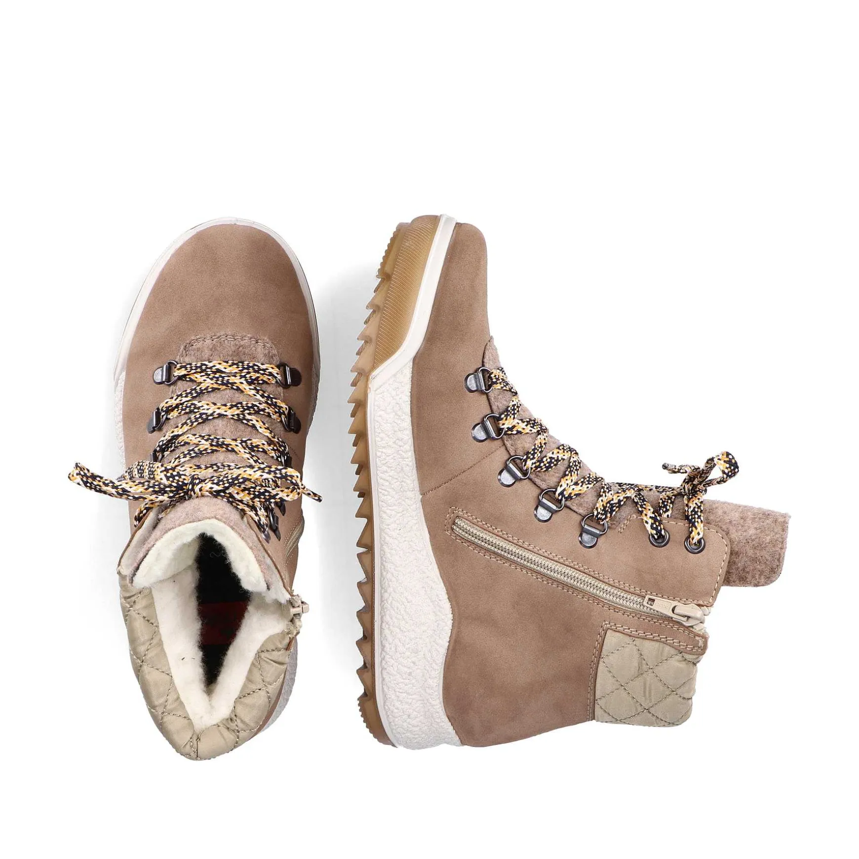 Rieker DameStøvler Med Ledning Brun Beige