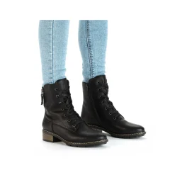 Rieker DameStøvler Med Ledning Nat Sorte