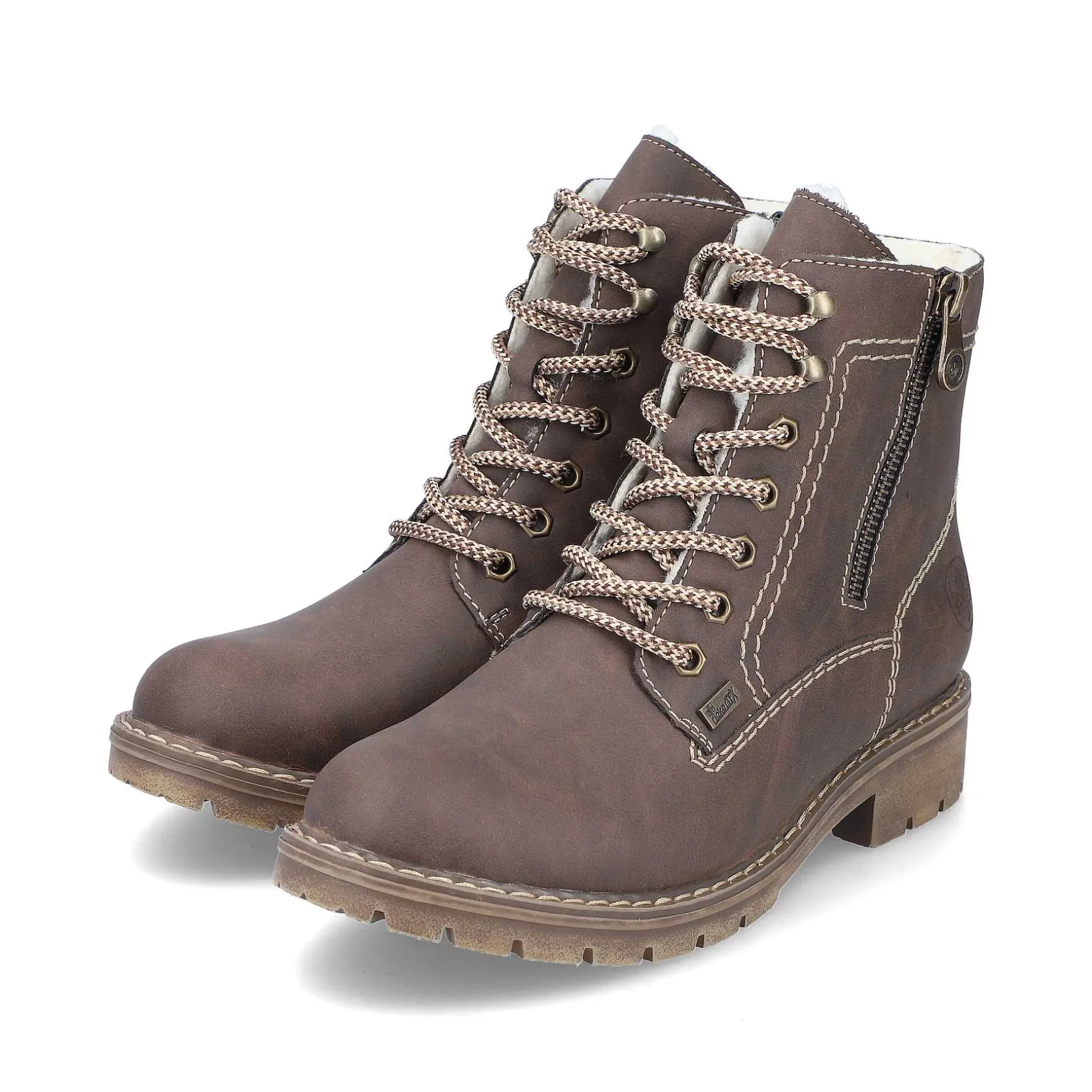 Rieker DameStøvler Med Ledning Chokoladebrune