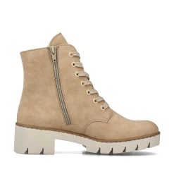 Rieker DameStøvler Med Ledning Brun Beige